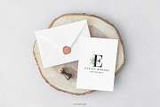 Premade Logos watercolor greenery, a Branding & Logo Template by Angele Kamp (Thumbnail 4 of 10)