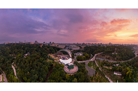Panoramic view of Kyiv, an Architecture Photo by Nature and travel