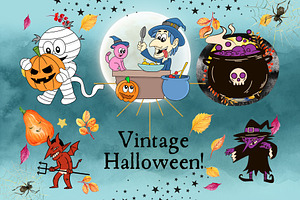 VINTAGE RETRO HALLOWEEN SUBLIMATION