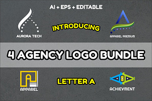 Agencys Logo Bundles Letter A Design