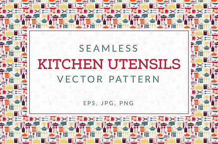 Kitchen Utensils Pattern
