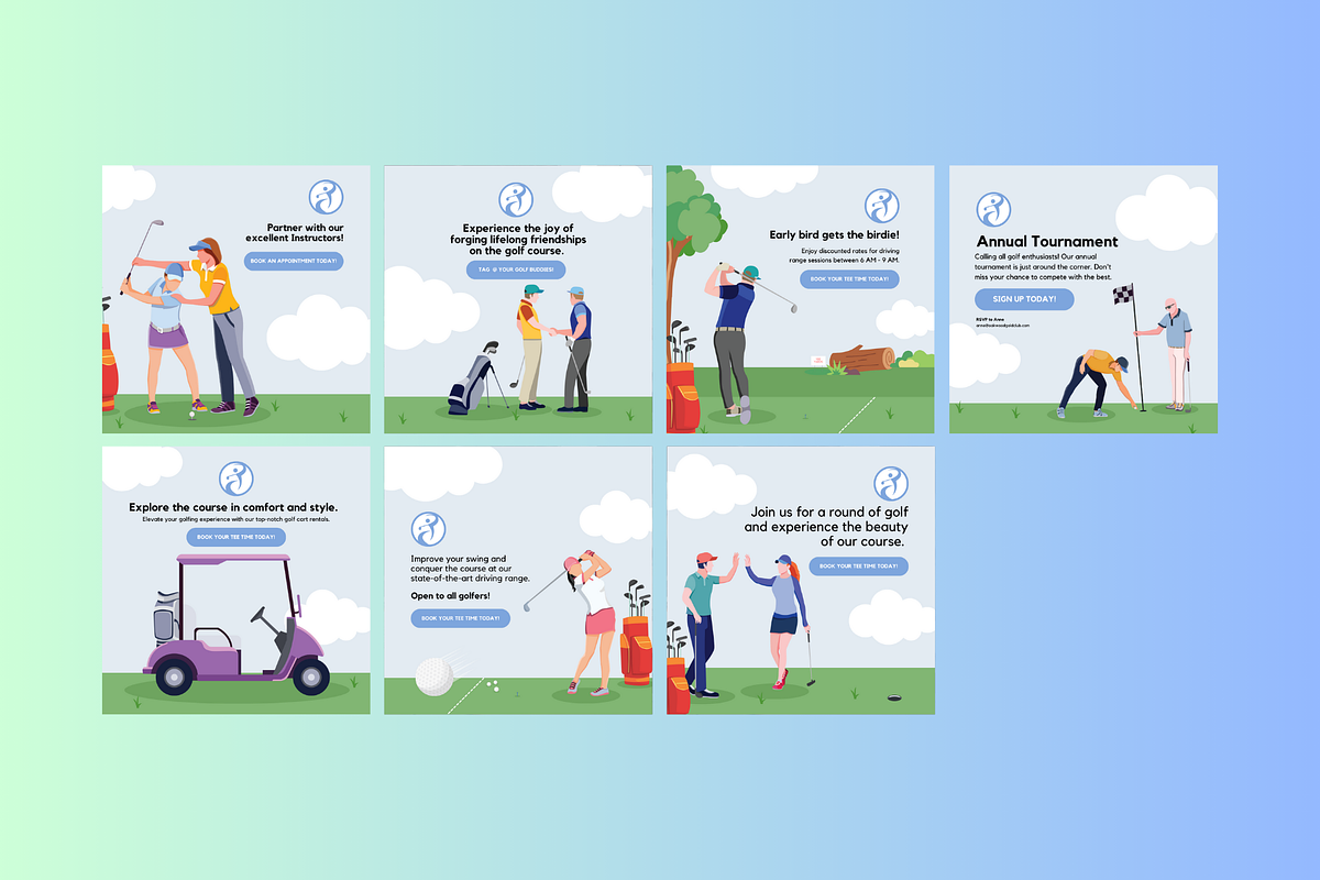 7 Golf Social Media, a Social Media Template by Sincerely Media (Photo 6 of 7)