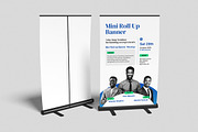 Mini Roll Up Banner Mockup, an Advertising Mockup by swsi-studio (Thumbnail 4 of 5)