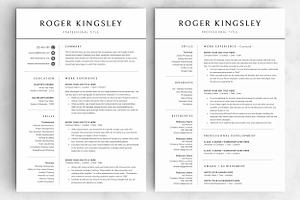 Resume/CV - The Roger