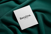 Logo Mockup Card on Fabric Textile, a Product Mockup by Asylab (Thumbnail 2 of 5)