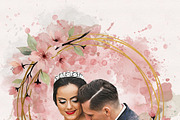 Custom Watercolor Wedding Effect, an Action Add-On by MRI STUDIO (Thumbnail 10 of 19)