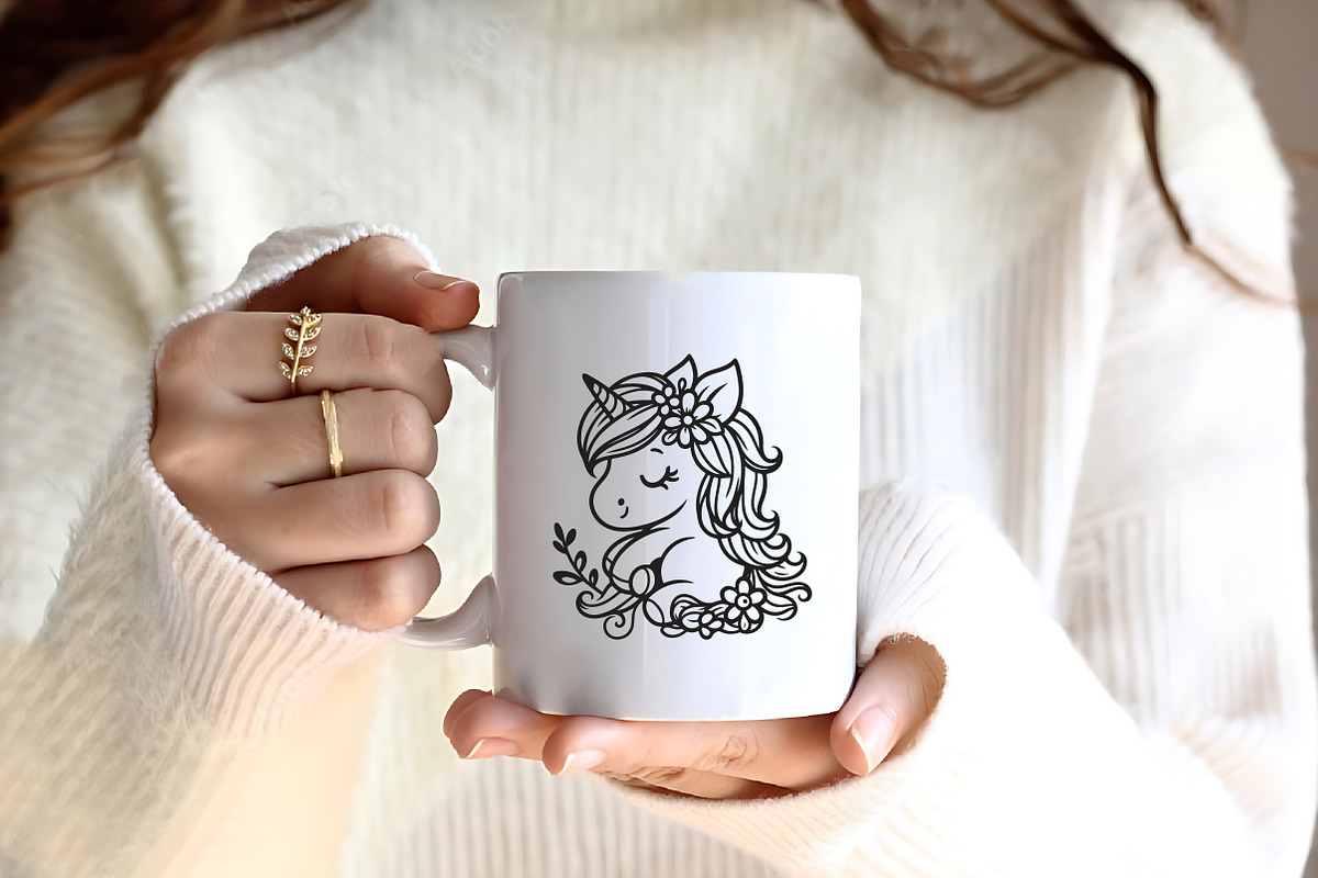 Baby Unicorn SVG Bundle, an Object Illustration by Libby Wishes (Photo 2 of 4)