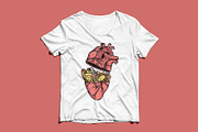 lots of food in the heart, a Food Illustration by gunaonedesign (Thumbnail 3 of 4)