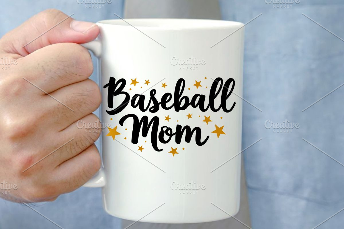 Baseball Mom – SVG Cut File & PNG, an Illustration by Awieee1 (Photo 4 of 4)