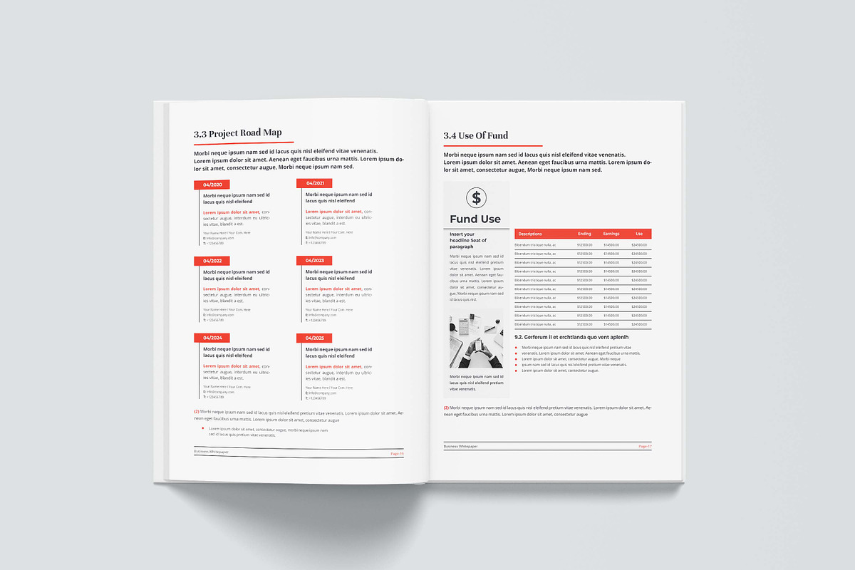 White Paper 42 Pages, a Brochure Template by obayes (Photo 12 of 28)