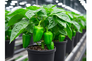 In a state-of-the-art greenhouse, a Nature Photo by ZinetroN
