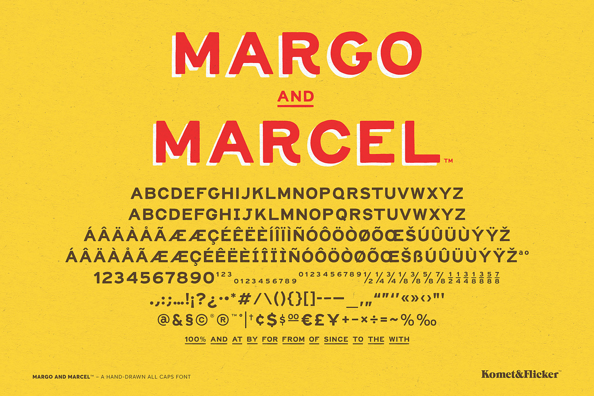 The Hand-drawn Three Font Bundle, a Font by Komet & Flicker (Photo 11 of 13)
