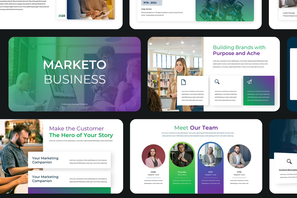 Marketing & Business Powerpoint, a Presentation Template by Hammad Arif (Photo 8 of 14)