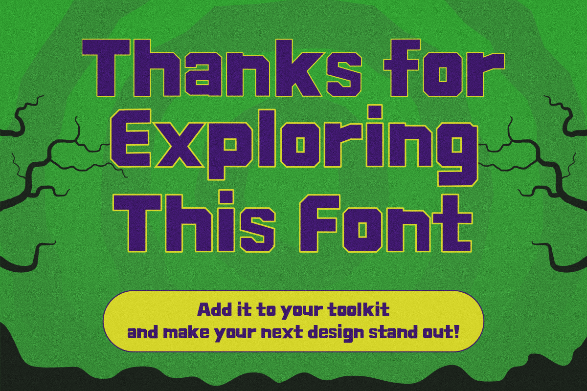 Zombox – Spooky Typeface, a Sans Serif Font by Brand_Hero (Photo 10 of 10)