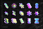 3D Chrome Geometric Shapes, an Object Graphic by Design Studio (Thumbnail 3 of 3)