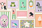 Girls Nursery Prints Bundle, a Background Graphic by Artemsky (Thumbnail 6 of 13)