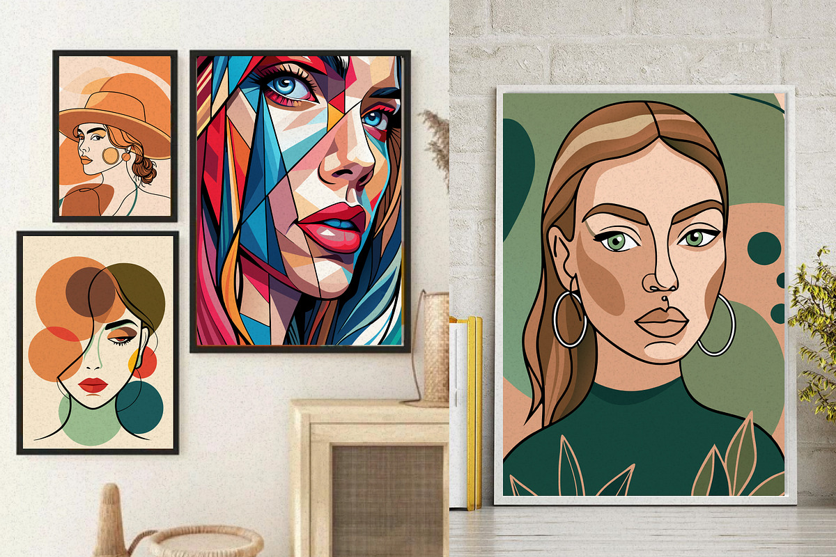 Empowered Women Wall Art, a Wallpaper Graphic by Helospace (Photo 7 of 10)