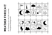 Weather Forecast Illustration Set, an Object Illustration by The Journey Atelier (Thumbnail 3 of 3)