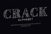 Cracked Colorful Font Set, a Graphic by Pro_Vector (Thumbnail 2 of 4)