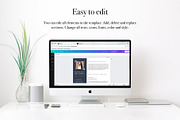 Modern Resume Template Pack | Canva, a Resume Template by Lux Resume (Thumbnail 7 of 9)