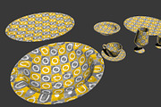 Contemporary Dinnerware, an Object 3D Model by kjpargeterimages (Thumbnail 5 of 7)