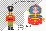 Santa's Workshop Clipart Christmas, a Seasonal Illustration by SugarCloudStudioArt (Thumbnail 2 of 6)