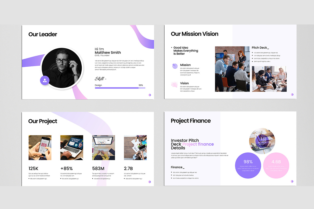 Investor Pitch Deck Presentation, a Presentation Template by MightyDesign (Photo 4 of 8)