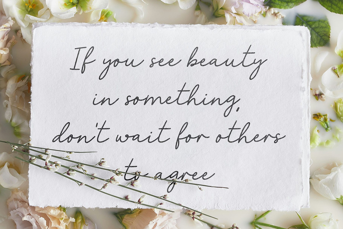 CS Ruska – Handwritten Script Font, a Script Font by Craft Supply Co. (Photo 6 of 8)
