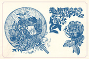 Vintage Flower Illustrations, a Decorative Illustration by Mr Vintage (Thumbnail 10 of 13)