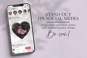 Watercolor hearts photo masks, a Layer Style Add-On by BrownLeopard (Thumbnail 3 of 7)