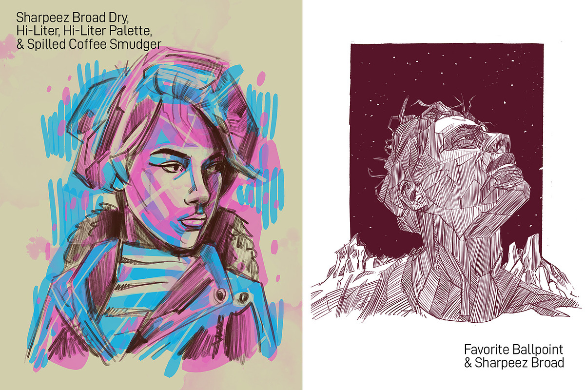 The Procreate Office Pen Brush Pack, a Brush Add-On by Ink Gang Boss (Photo 5 of 9)