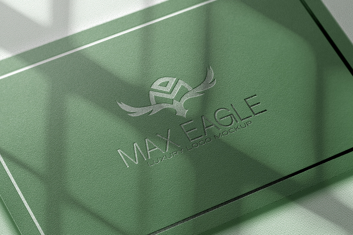 Luxury Golden Embossed Logo Mockup, a Product Mockup by INTENTFX (Photo 6 of 8)