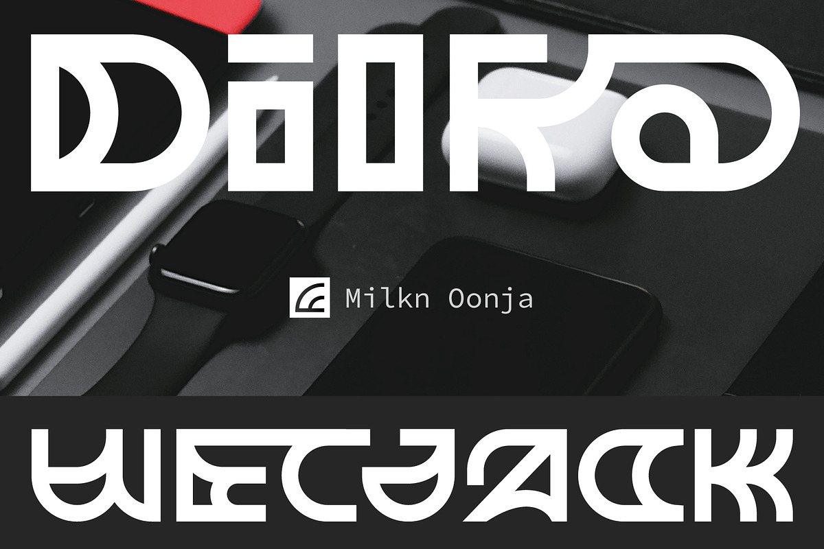 Milkn Oonja Font, a Symbol Font by Erifqizefont (Photo 14 of 15)