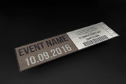 Multipurpose Stylish Event Ticket, an Invitation Template by Konakchiev (Thumbnail 3 of 3)