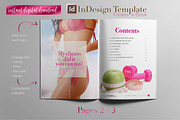 Fitness e-Book | InDesign Template, a Magazine Template by Planner Templates (Thumbnail 2 of 11)