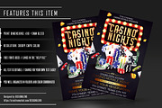 Casino Night Flyer Template PSD, a Flyer Template by designblends@gmail.com (Thumbnail 2 of 3)