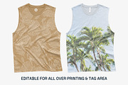 Bella Canvas 3483 Muscle Tank Mockup, a Shirt Mockup by GraphicHero (Thumbnail 8 of 9)