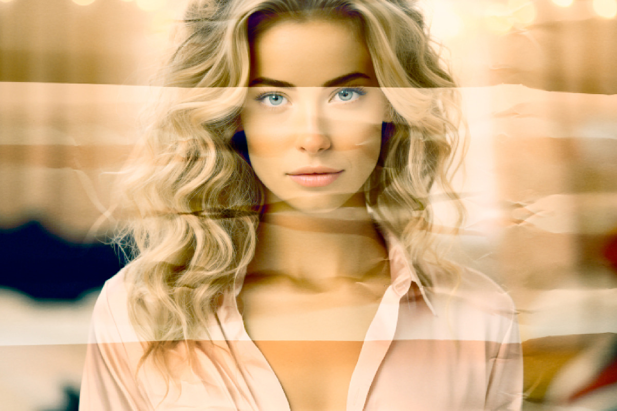 Striped Fold Photo Effect, a Brushes & More by studiogstock (Photo 1 of 2)
