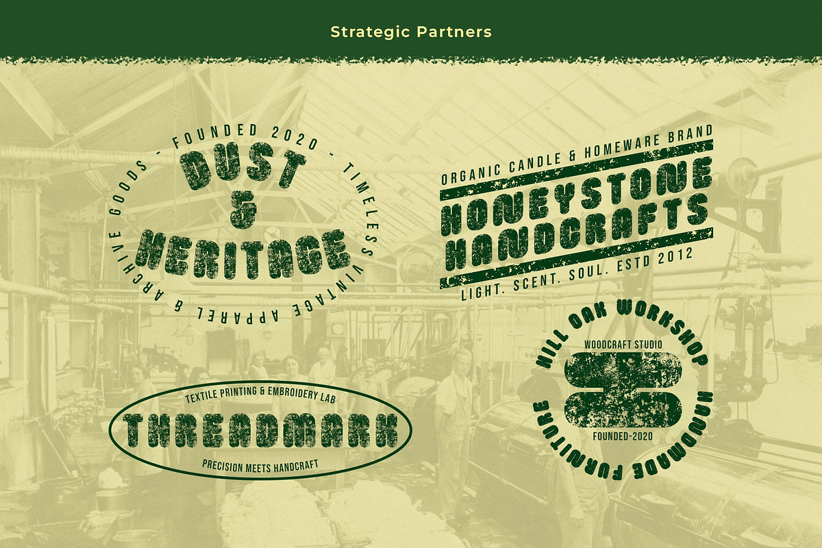 Bamboly Rounded Stamp, a Sans Serif Font by Craft Supply Co. (Photo 4 of 8)