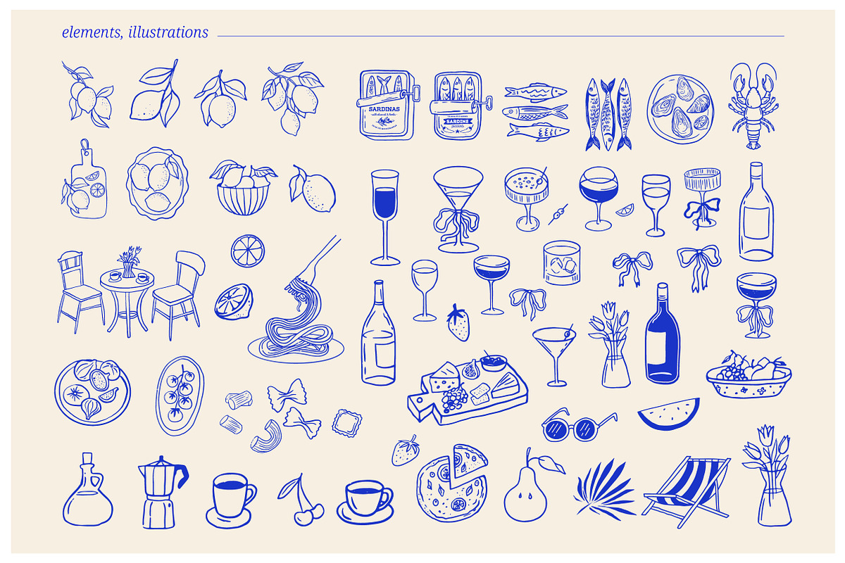 la Terrazza Italiana, hand drawn art, an Object Graphic by Marish (Photo 7 of 10)
