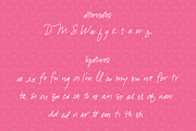 Snarky Flamingo, a Handwritten Font by Kitaleigh (Thumbnail 4 of 4)
