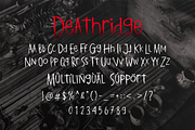 Deathridge Font, a Symbol Font by Allouse Studio (Thumbnail 9 of 10)