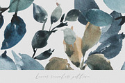 Watercolor Greenery Leaves, an Animal Illustration by WalaPalette (Thumbnail 7 of 9)