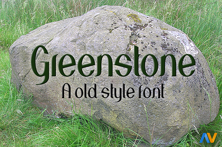 Greenstone, a Serif Font by Wakoletras