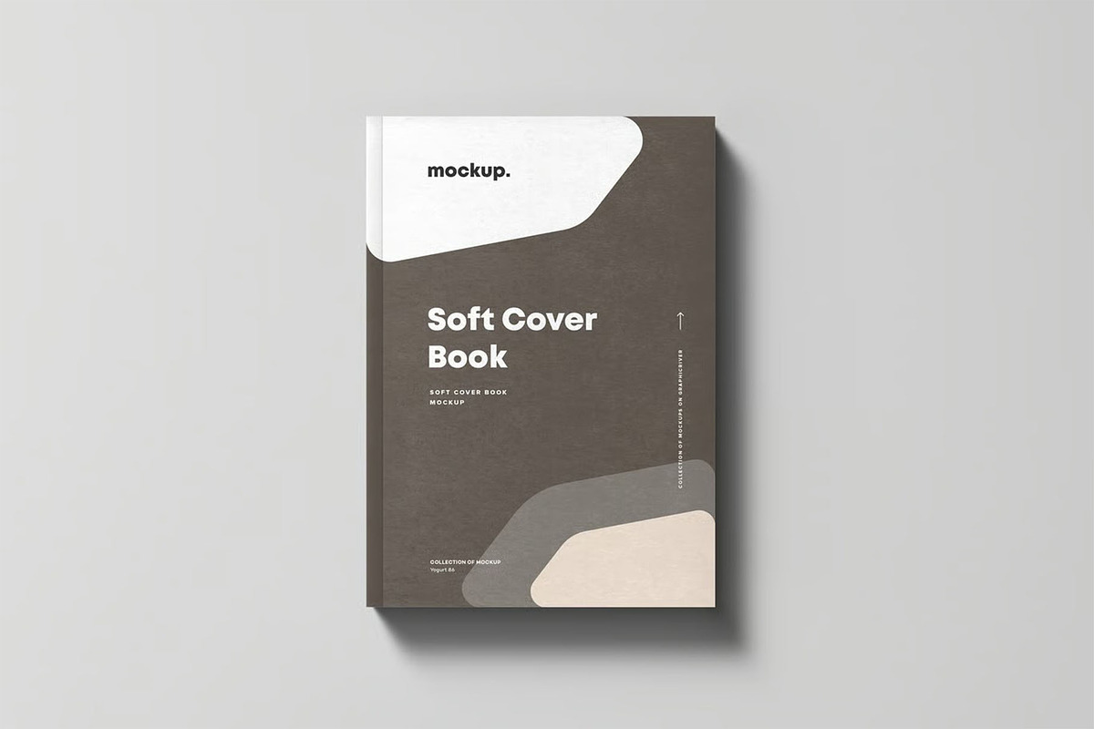 Soft Cover Book Mock-up, a Product Mockup by zippypixelstudio (Photo 12 of 15)