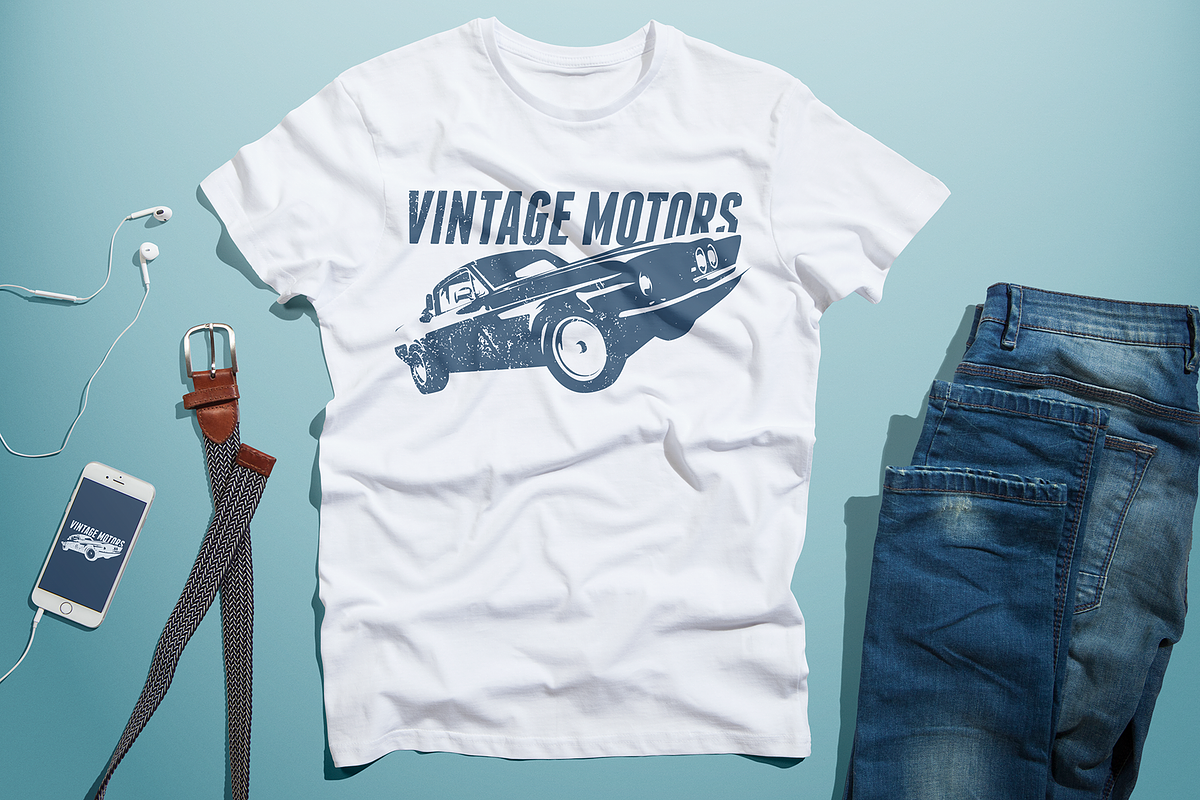 Men's Crew Neck T-shirt Mock-up, a Shirt Mockup by Mint Pixels (Photo 4 of 7)