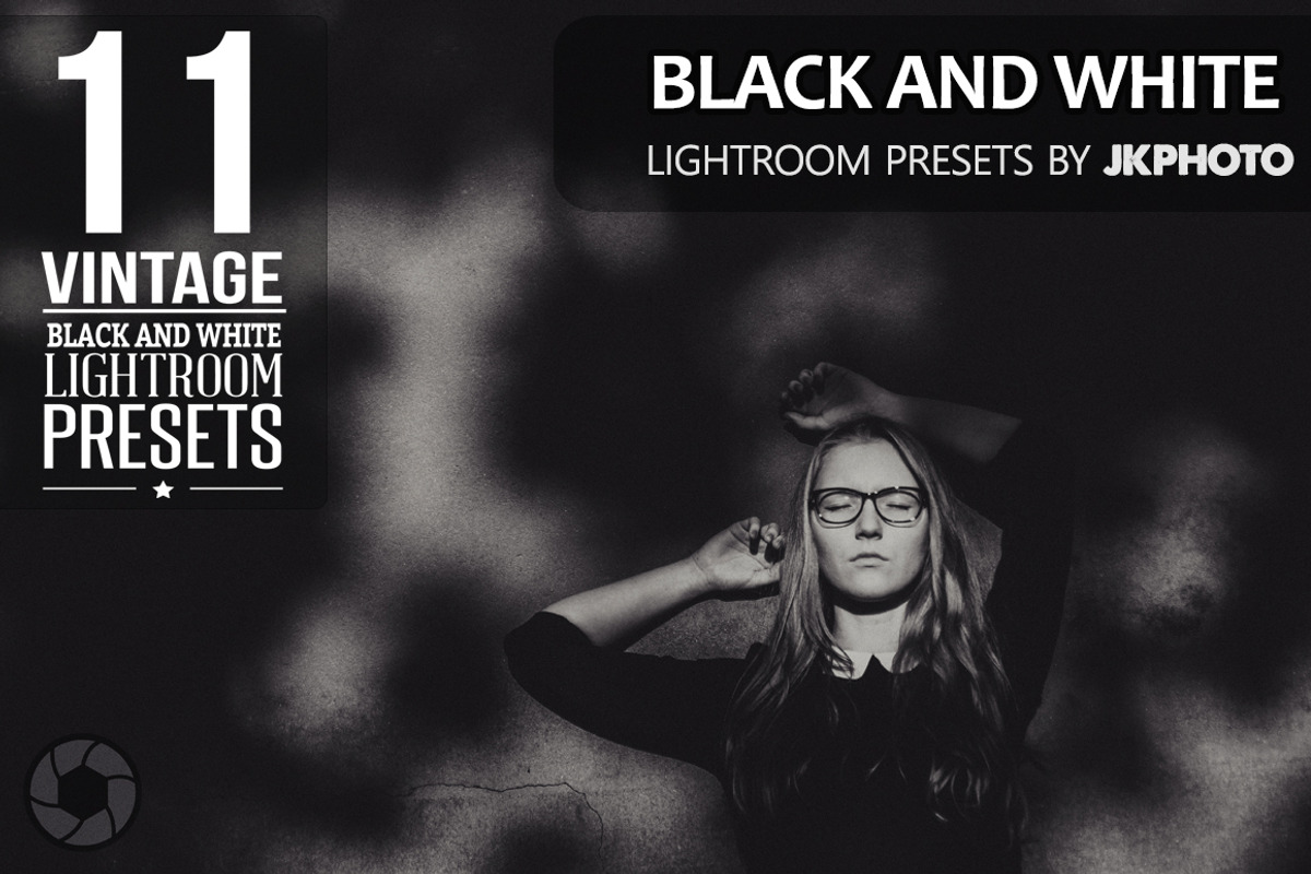 11 Vintage Black And White Lightroom, an Action Add-On by JKPHOTO (Photo 1 of 3)