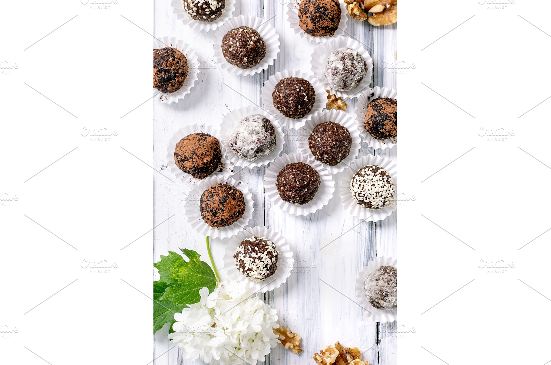 Homemade raw vegan Energy Balls With, a Nature Photo by Natasha Breen