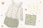 Warm Florals pattern & clipart, a Pattern Graphic by Cozy pattern shop (Thumbnail 9 of 11)