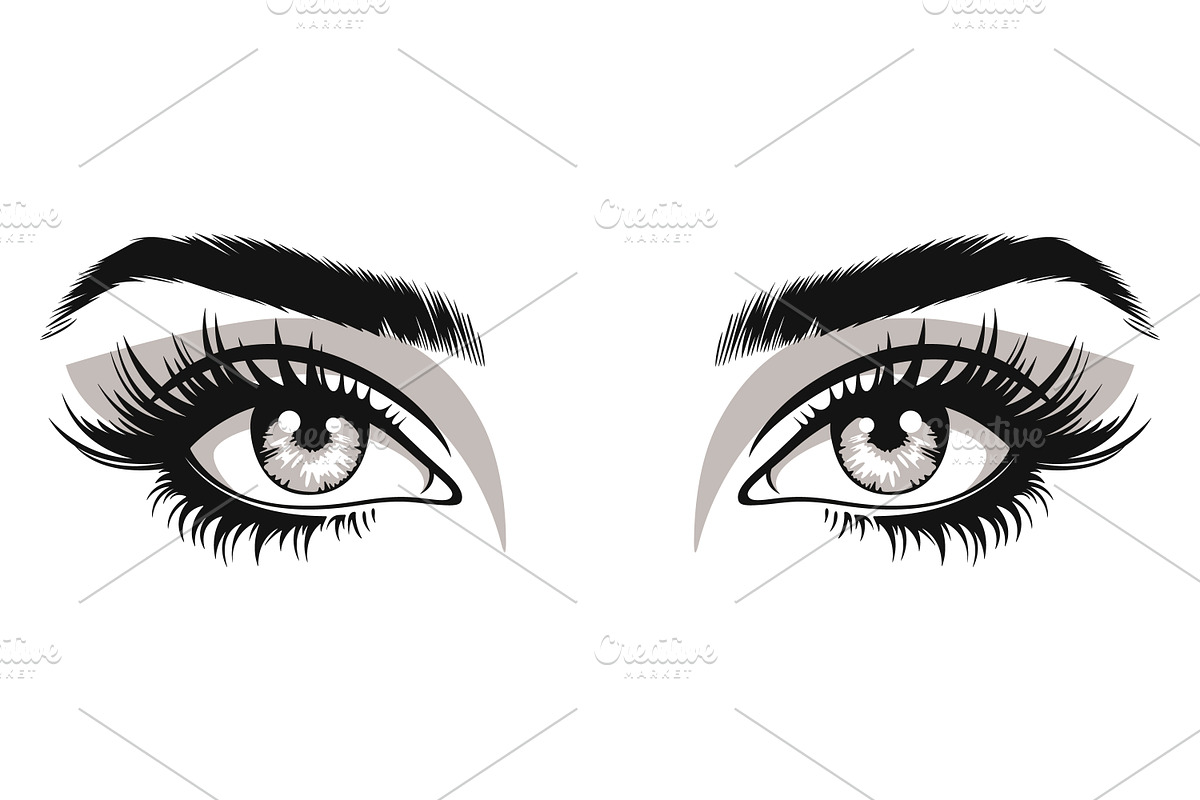 Vector Women's Eye., an Object Graphic by Gomolach (Photo 11 of 18)